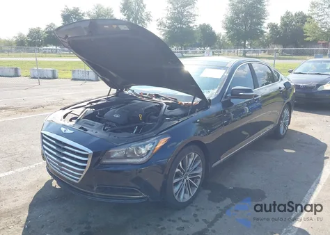 2015 Hyundai Genesis 3.8 from USA, damaged, VIN KMHGN4JE8FU074670